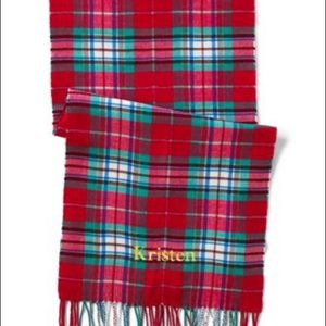 Lands’ End Cash Touch Winter Plaid Scarf